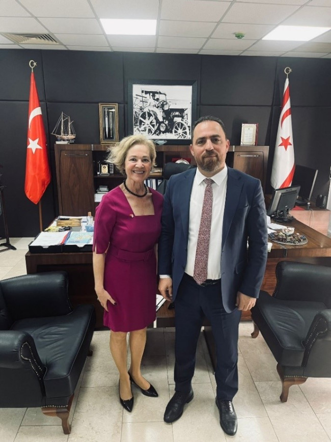 OKKU Rector Prof. Dr. Meltem Onay visited Minister of Agriculture and Natural Resources Hüseyin Çavuş, Undersecretary of the Ministry of Agriculture and Natural Resources Ozan Özuyanık and Director of the Ministry of Agriculture and Natural Resources