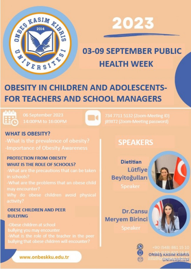 Conference on “Obesity in Children and Adolescents” to be held by OKKU